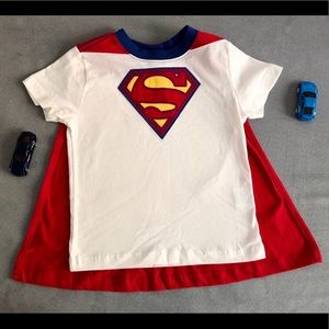 NWT Hanna Andersson Superman cape & tee